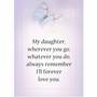 My Daughter Forever Floral Ceramic Vase 6113 001 9 3