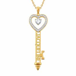 The Birthstone Key Pendant 6685 001 7 4