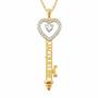 The Birthstone Key Pendant 6685 001 7 4