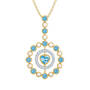 Love Embrace Birthstone Diamond Necklace 6928 0014 l december