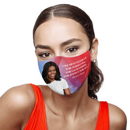 President Barack and Michelle Obama Face Masks 6948 0010 c model