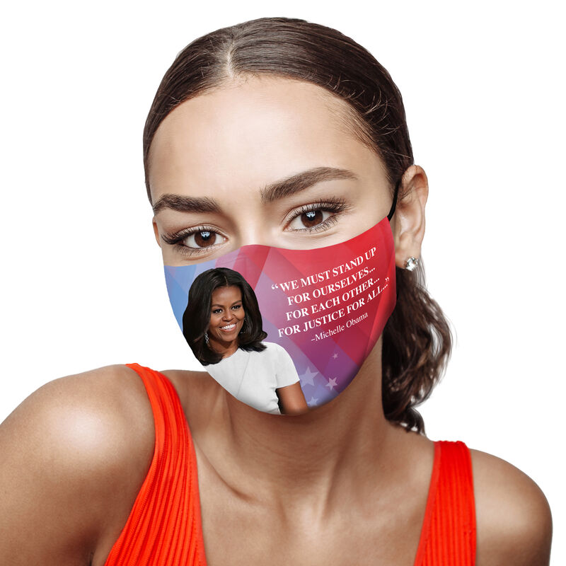 Women S President Barack And Michelle Obama Face Masks