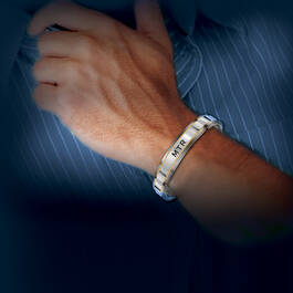 Son Personalized Tri Tone Bracelet 10867 0019 m model