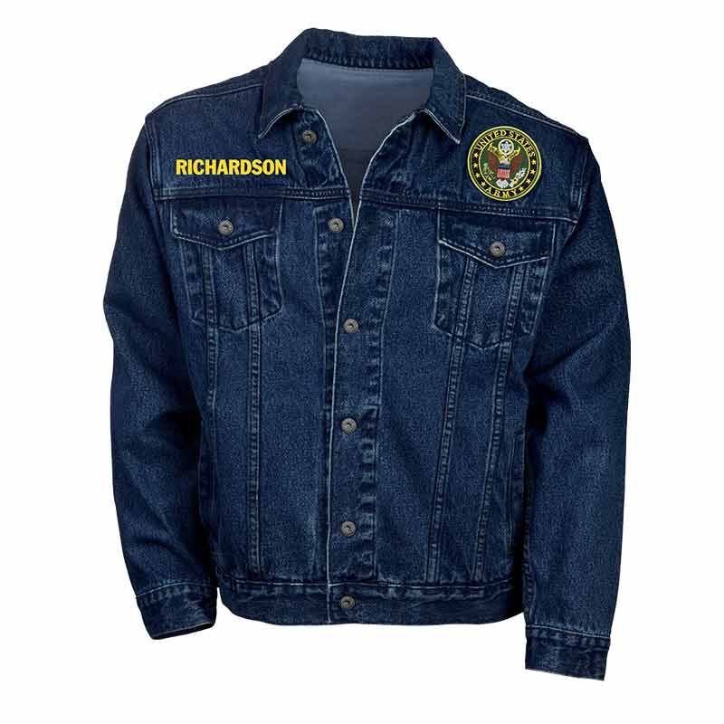 The Personalized Mens US Army Denim Jacket 1365 001 5 1