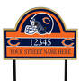NFL Helmet Address Plaques, NFL Pride Personalized Address Plaques 5463 0405 a bears