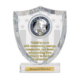Shields of Honor Silver plated Commemorative 11736 0024 b navy