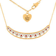 I Love You Ruby Diamond Necklace 5291 0064 a main