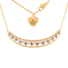 I Love You Ruby Diamond Necklace 5291 0064 a main