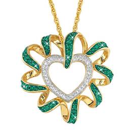 Birthstone Beauty Diamond Heart Pendant 2627 001 7 5