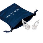 The Angel Wing Earrings by Michael OConnor 6997 0028 g gift pouch
