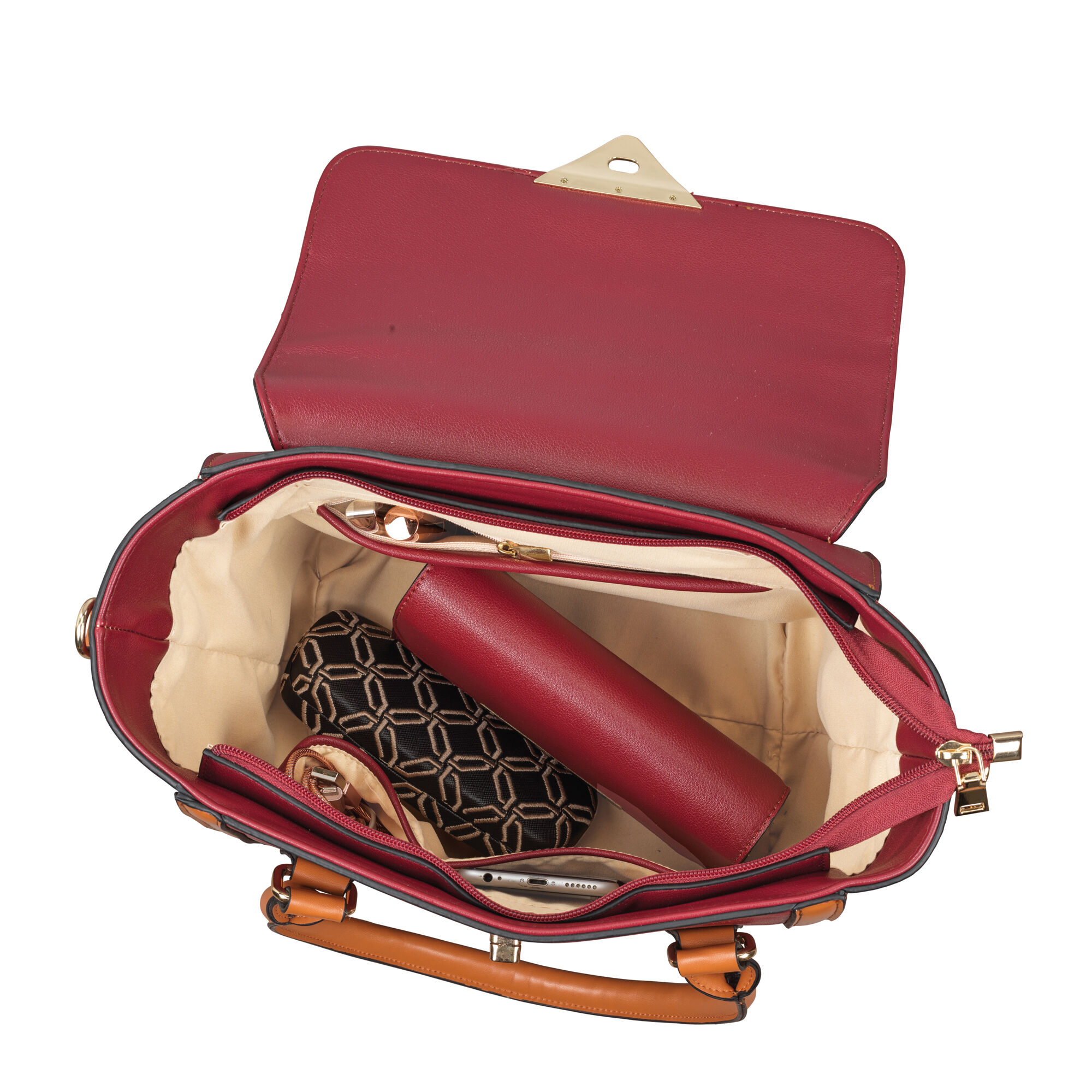 The Addison 3 in 2 Handbag Set 10653 0017 e inside