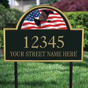 Land of the Brave Address Plaque 1092 002 3 2