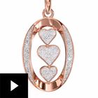My Daughter "I Love You" Diamond Pendant, , video-thumb