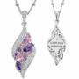 Forever Proud Granddaughter Journey Pendant with card 6840 001 9 1