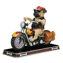 Bad to the Bone Pug Sculpture 2763 003 7 1