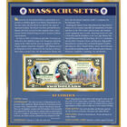 The United States Enhanced Two Dollar Bill Collection 6448 0031 a Massachusetts