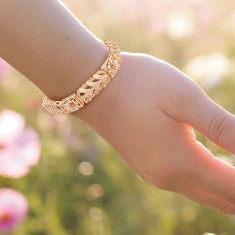 Healing Blooms Copper Bracelet 6368 001 1 5