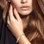 Personalized 30-Carat Tennis Bracelet with FREE Matching Stud Earrings, 30 Carat Tennis Bracelet w FREE Matching Stud Earrings 11992 0015 m model