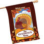 Personalized Seasonal Sensations Flags, Seasonal Sensations Personalized House Flags 10795 0016 i november