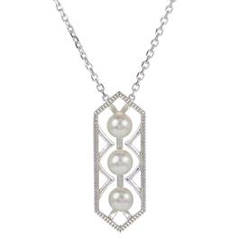 Deco Three Pearl Necklace 11142 0600 a main