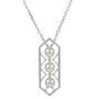 Deco Three Pearl Necklace 11142 0600 a main
