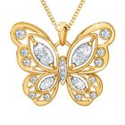 The Birthstone Butterfly Diamond Pendant 2030 001 8 4