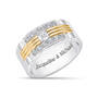 Diamond His & Her Ring Set, Personalized Diamond His Hers Ring Set 11213 0018 c ring2
