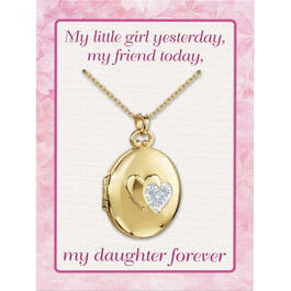 My Daughter Forever Diamond Locket 10216 0025 e card