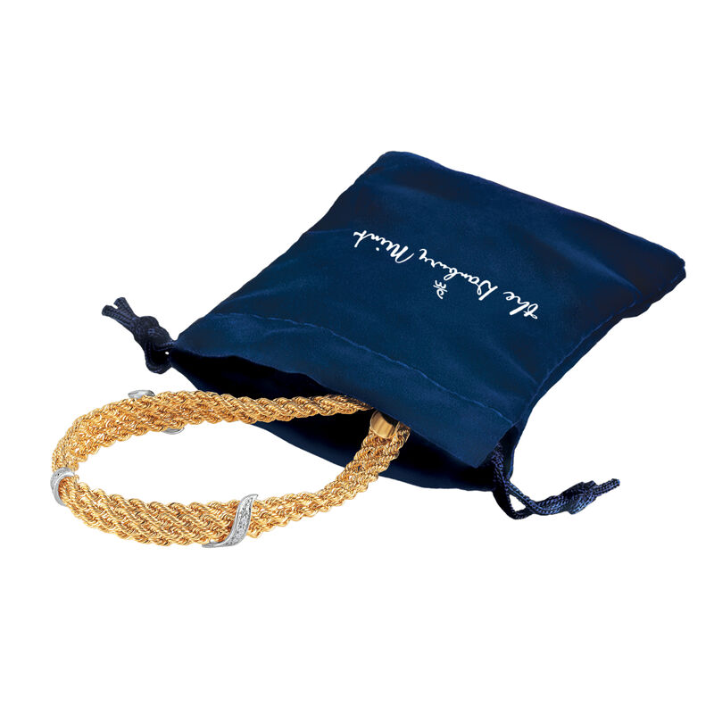 Golden Splendor Diamond Bracelet 6602 0017 g gift pouch
