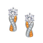 Birthstone Swirl Earrings 10115 0027 k november