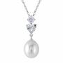 Loves Embrace Pearl and Birthstone Necklace 6588 001 5 13