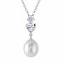 Love's Embrace Pearl and Birthstone Necklace, Loves Embrace Pearl and Birthstone Necklace 6588 001 5 13