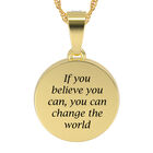 You Can Change the World Daughter Mosaic Pendant 10219 0014 c back