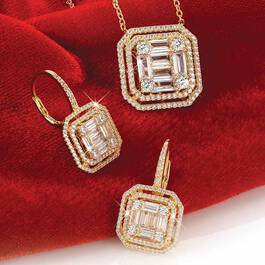 Refined  Radiant Necklace and Earring Set 6358 001 3 5