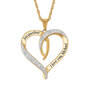 Personalized I Love You Diamond Pendant 11078 0012 a main