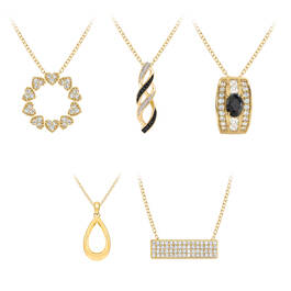 Five Star Sparkle Five Pendant Set 11555 0071 a main