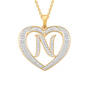 Dazzling Diamond Heart Children's Pendant, Dazzling Diamond Heart Pendant 11622 0138 a n
