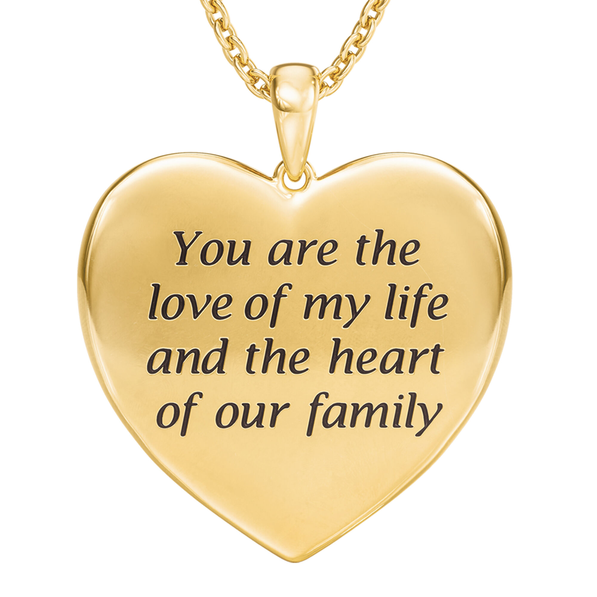 Heart of Our Family Diamond Pendant 10177 0014 c back