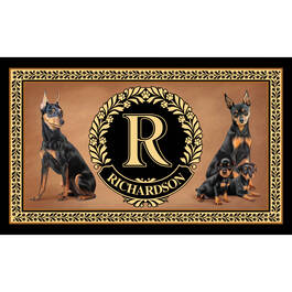 The Dog Accent Rug 6859 0033 a Miniature Pinscher