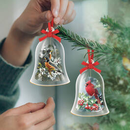 Songbird Christmas Bell Ornaments 10741 0011 h hand hold