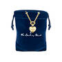 Personalized ILoveYou Golden HeartDiamond Necklace Free Matching Necklace 12277 0027 d giftpouch