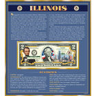 The United States Enhanced Two Dollar Bill Collection 6448 0031 a Illinois