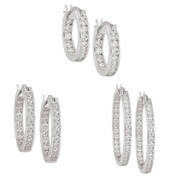 Three Inside Out Hoop Earring Set 12042 0013 a main