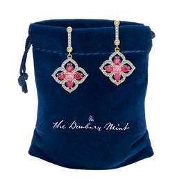 The Blossoming Beauty Earrings 6326 0012 g gift pouch