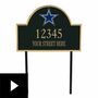 The NFL Personalized Address Plaque, , video-thumb