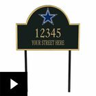 The NFL Personalized Address Plaque, , video-thumb