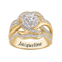 Swirls of Luxury Statement Ring 11385 0010 c front