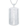 Personalized Diamond Dog Tag 6873 0019 a main