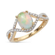 Opal Embrace 14kt Gold Diamond Ring 12291 0011 a main