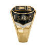 Military Onyx Diamond Ring 6282 0030 c sideview